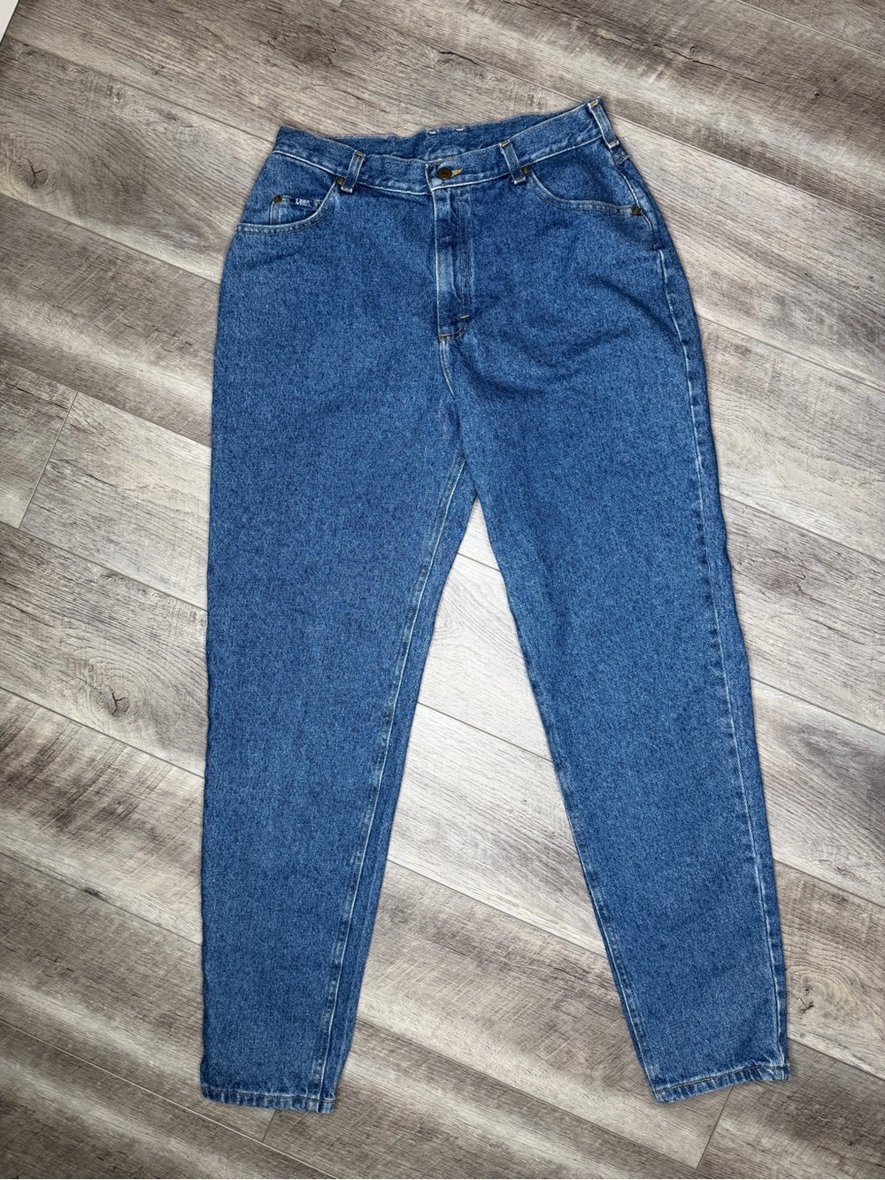 Classic Lee High-Rise Women's Blue Jeans 14 Long